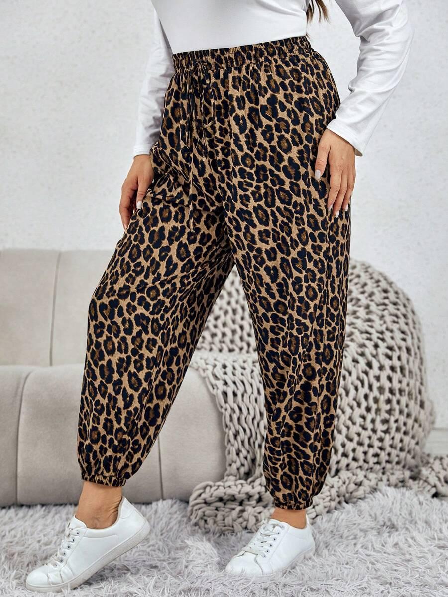 spodnie animal print