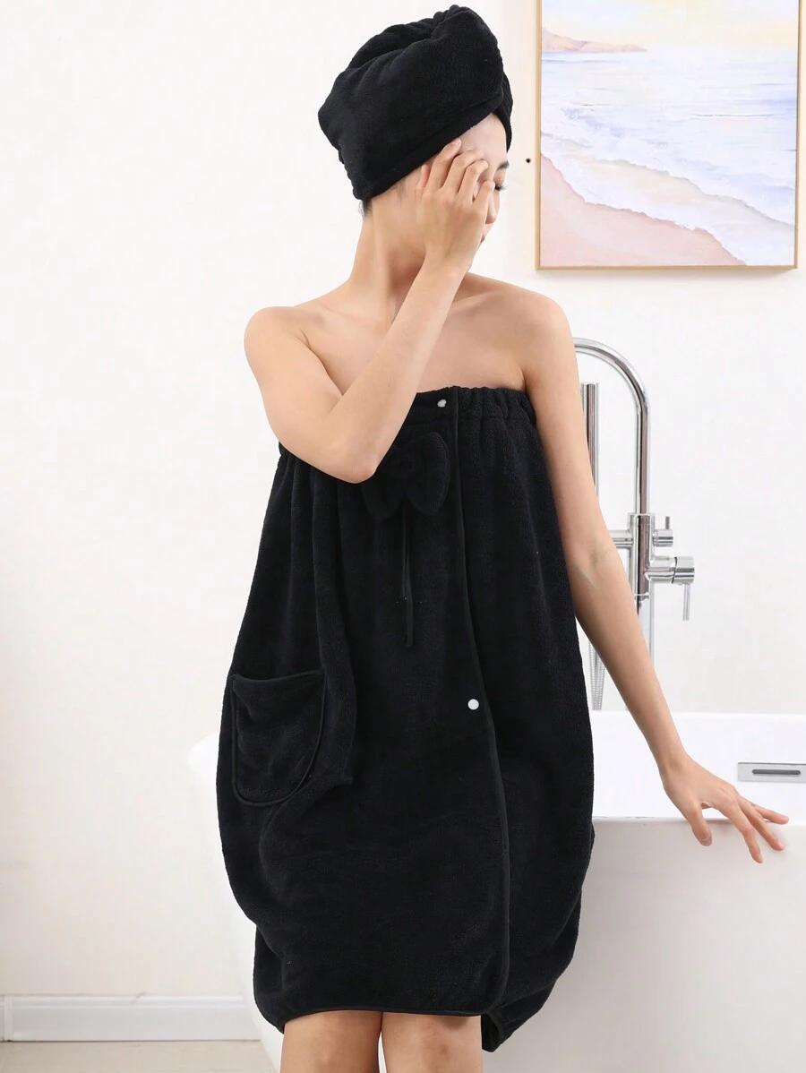 RĘCZNIK I TURBAN NA WŁOSY ZESTAW