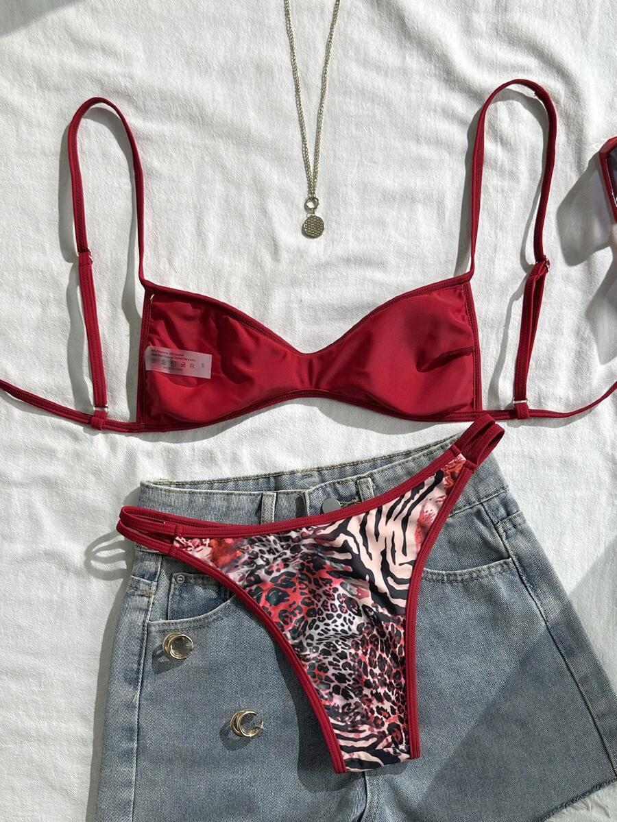 KOMPLET BIKINI ANIMAL PRINT