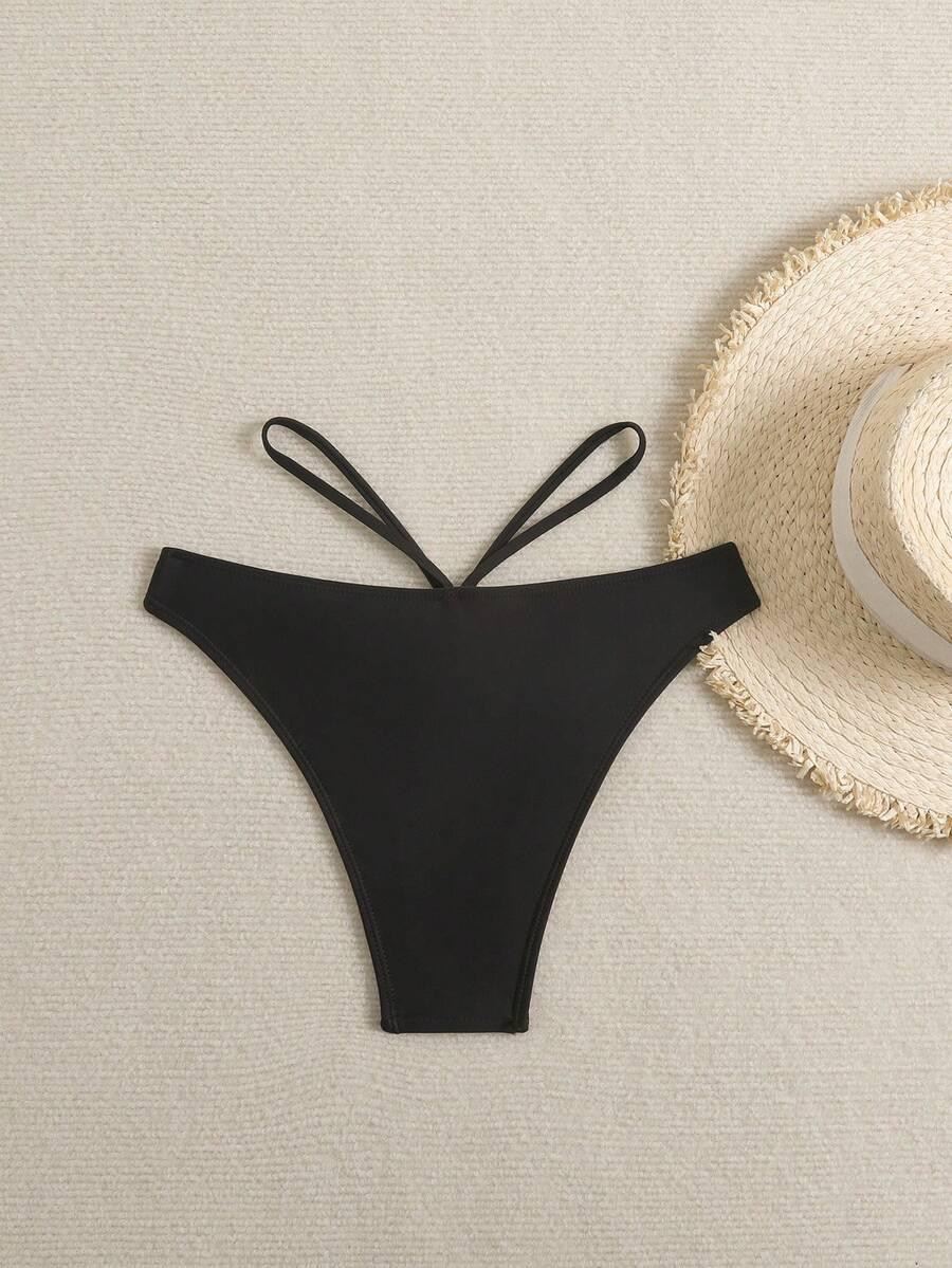 CZARNY dół od bikini