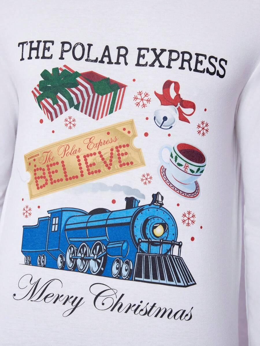 BIAŁY T-SHIRT PRINT