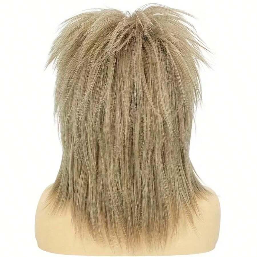 blond peruka włosy syntetyczne