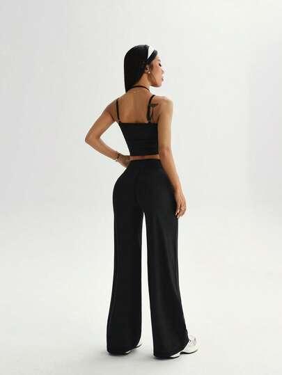 komplet top legginsy