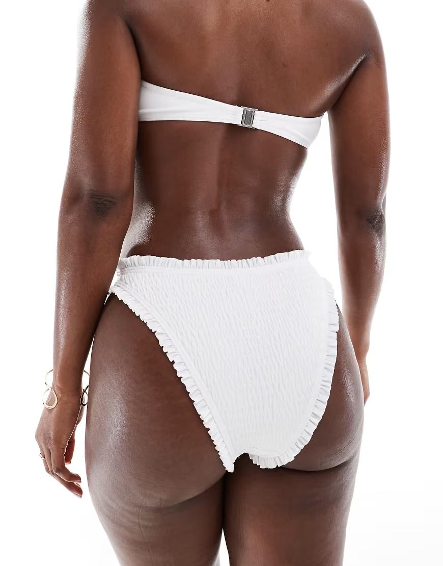 BIAŁY DÓŁ BIKINI DOLNY