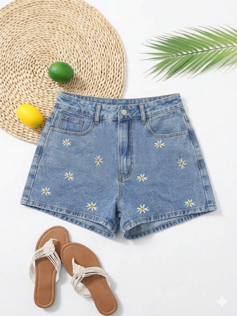 NIEBIESKIE SPODENKI JEANS