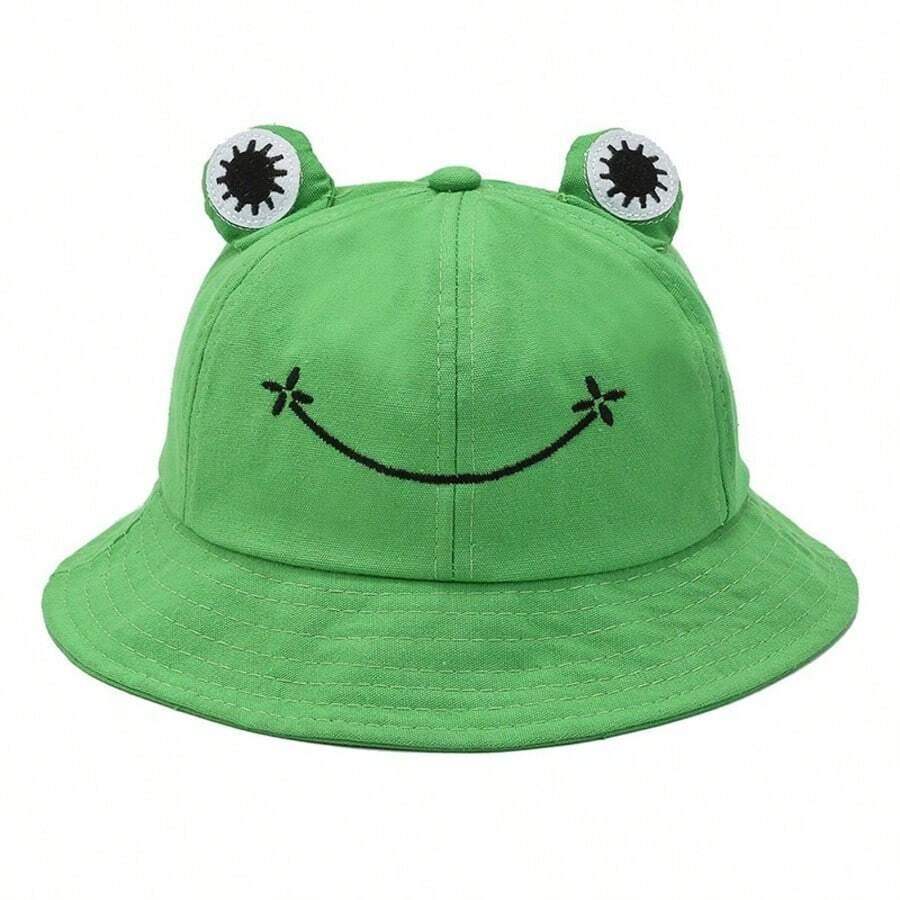 zielona czapka bucket