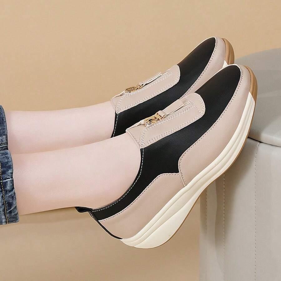 buty sportowe zamek kontrast