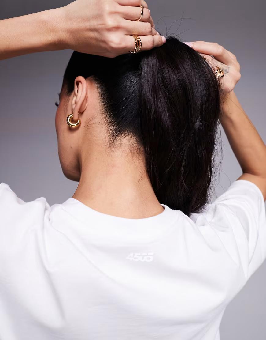 BIAŁY OVERSIZE T-SHIRT 