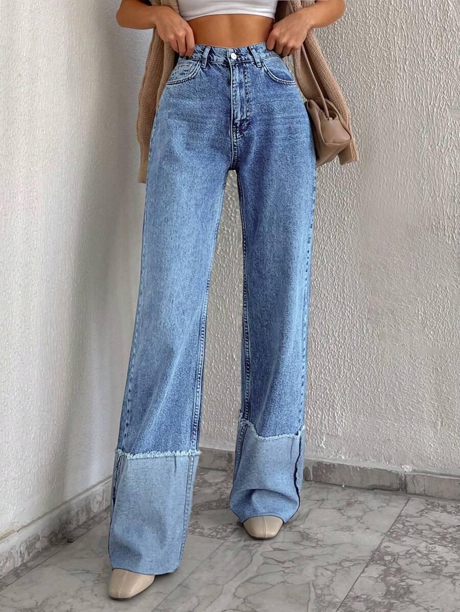 SPODNIE JEANS WYSOKI STAN