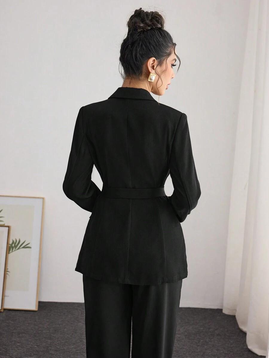 CZARNA MARYNARKA ANIMAL PRINT