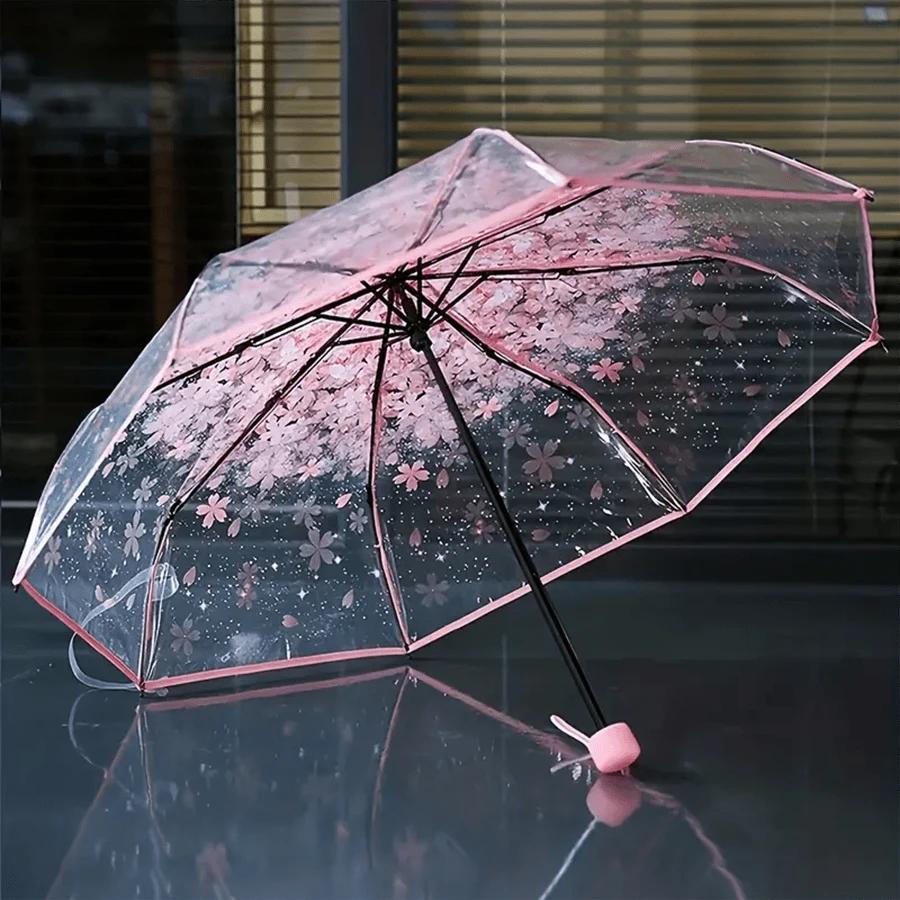 zielony parasol zdobienie