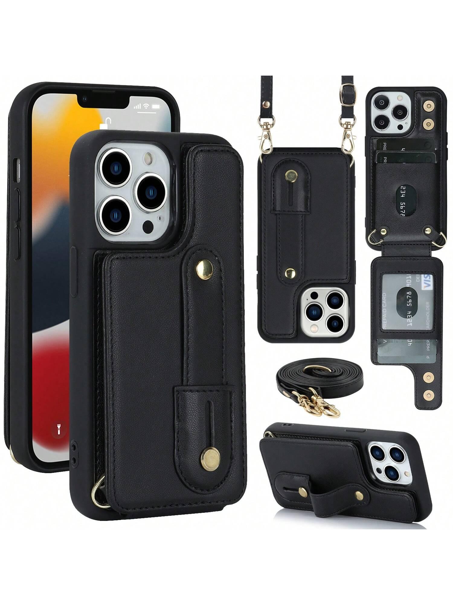 CZARNE ETUI NA TELEFON SMYCZ IPHONE 17 pro max