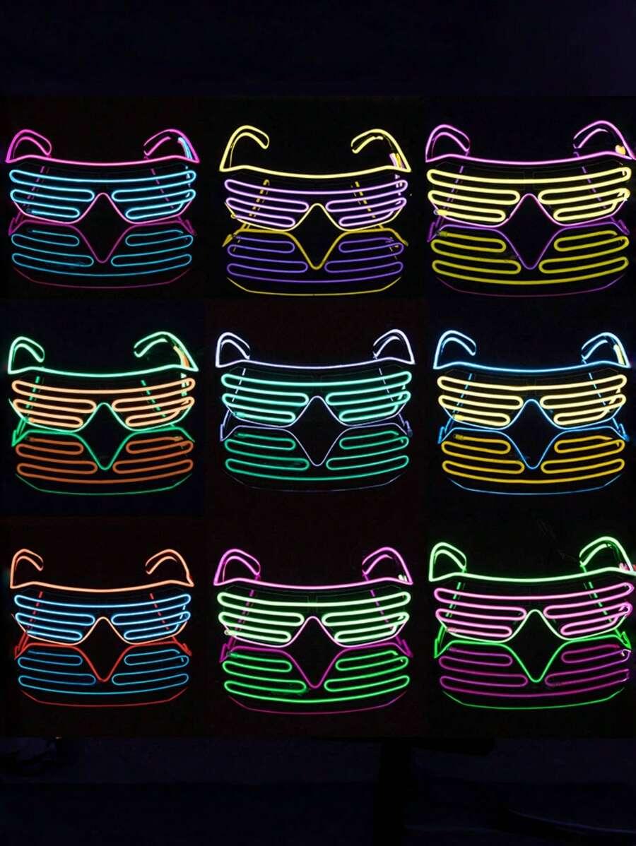 fluorescencyjne okulary led