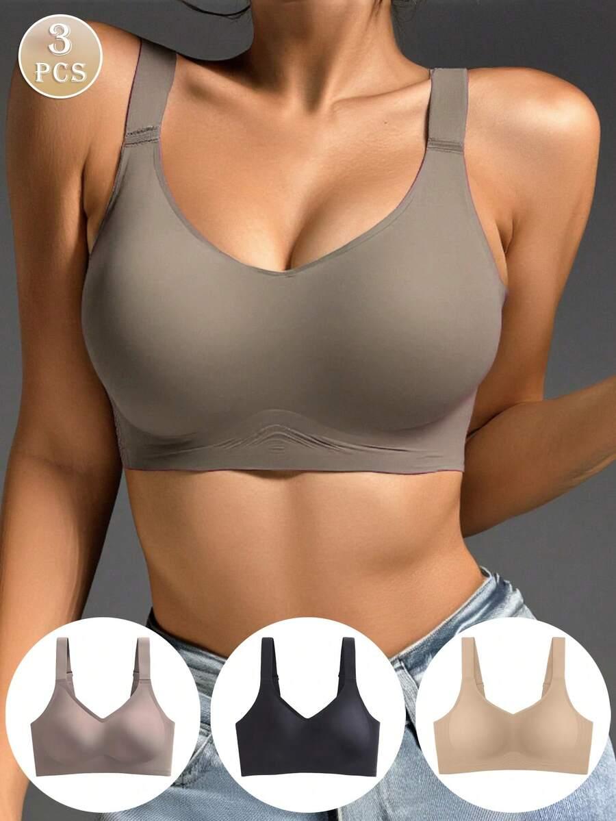 biustonosz bezszwowy 3-pack
