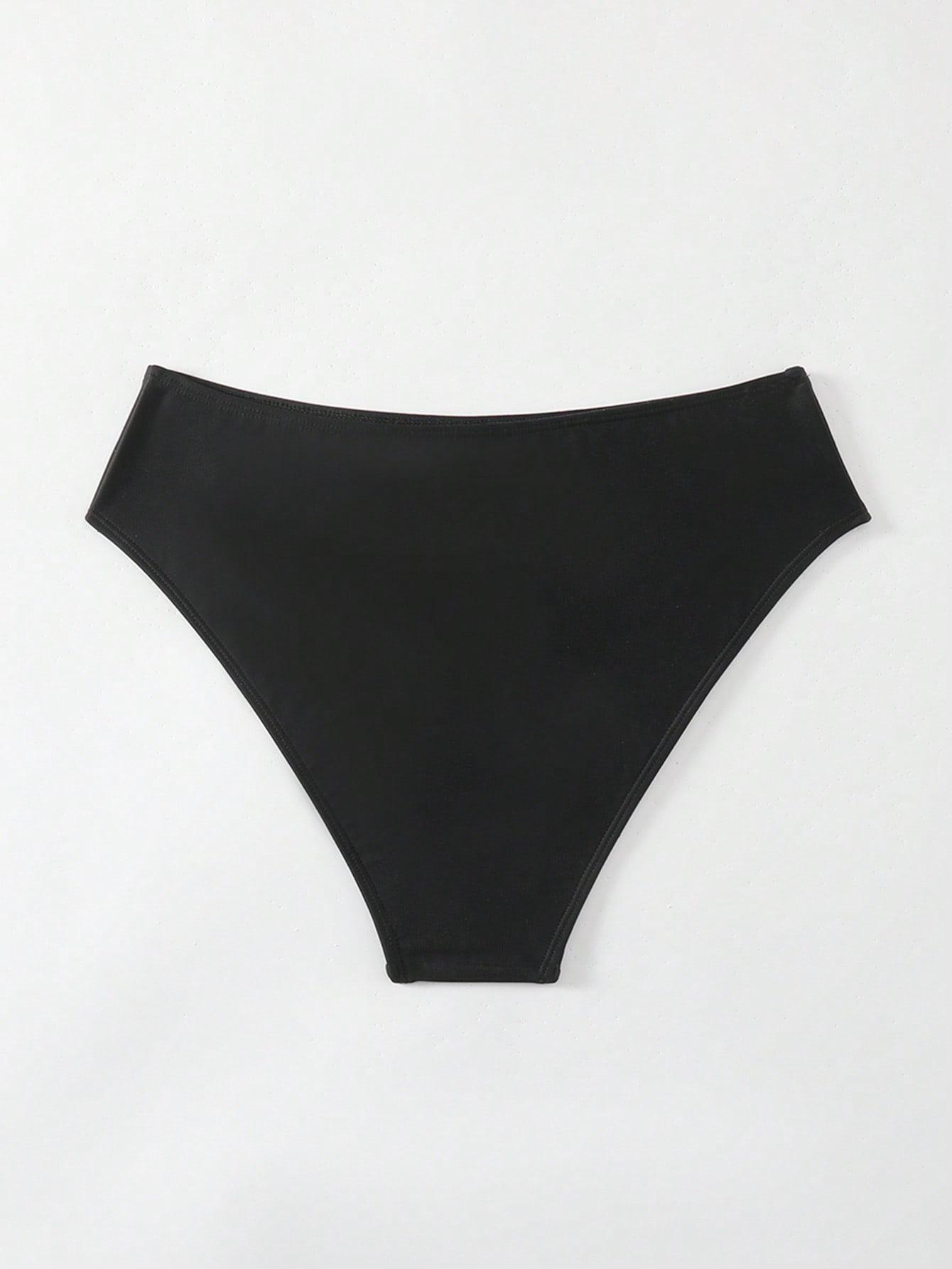 KLASYCZNY CZARNY DÓŁ OD BIKINI 