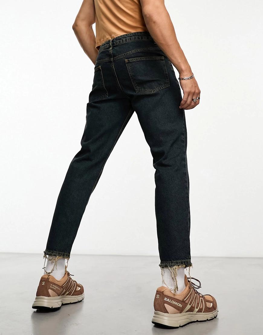 spodnie jeans ripped vintage