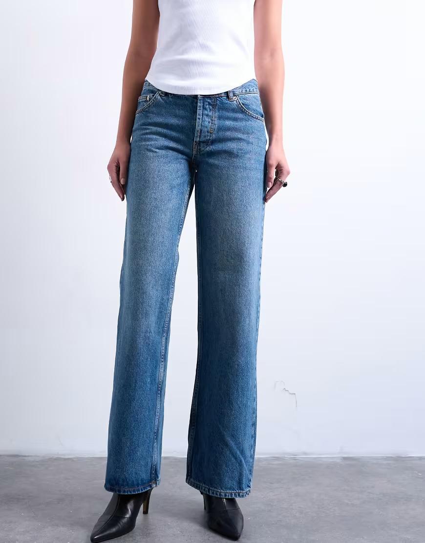 NIEBIESKIE SPODNIE JEANS