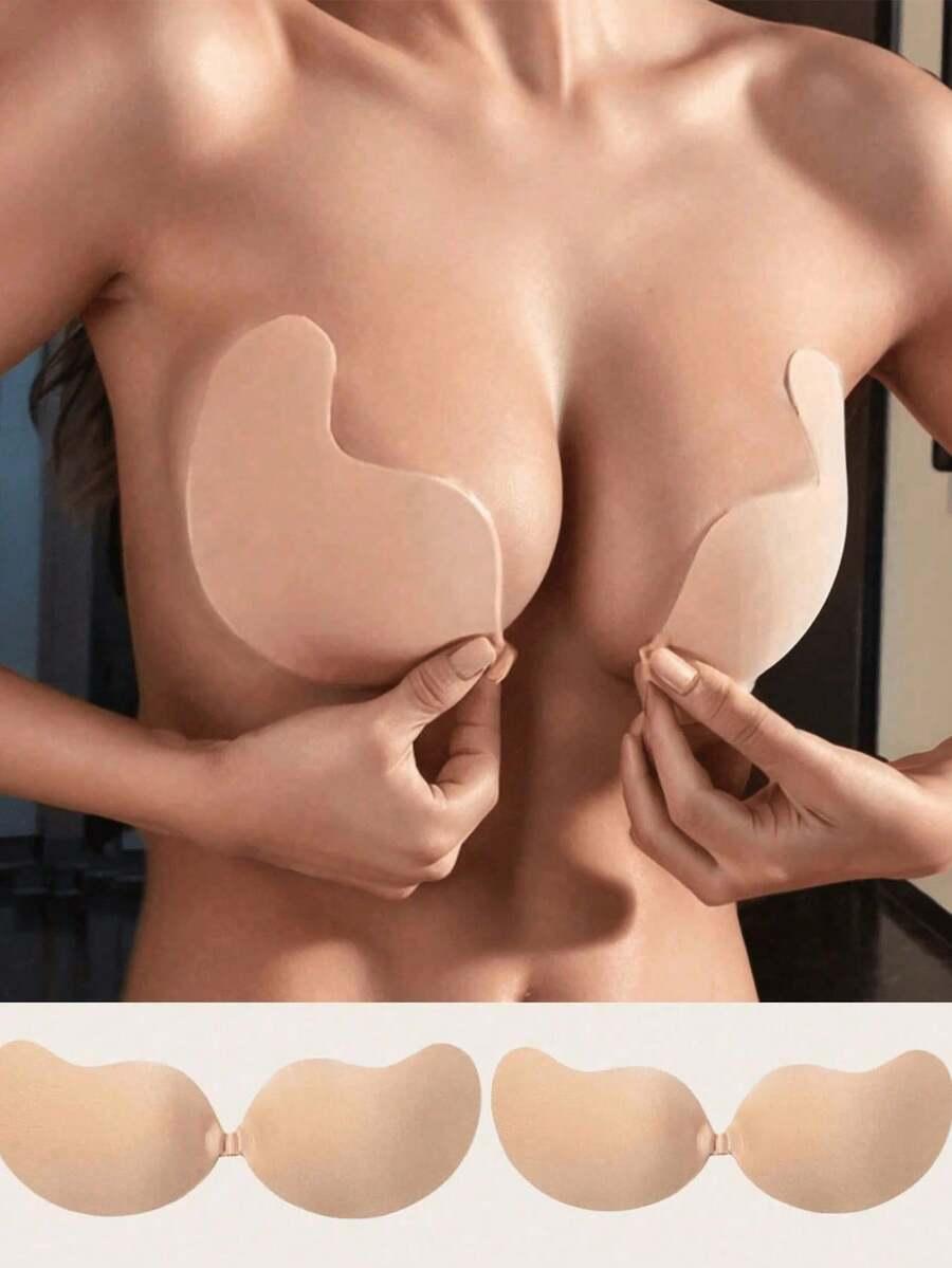BEŻOWY SAMONOŚNY BIUSTONOSZ 1-pack