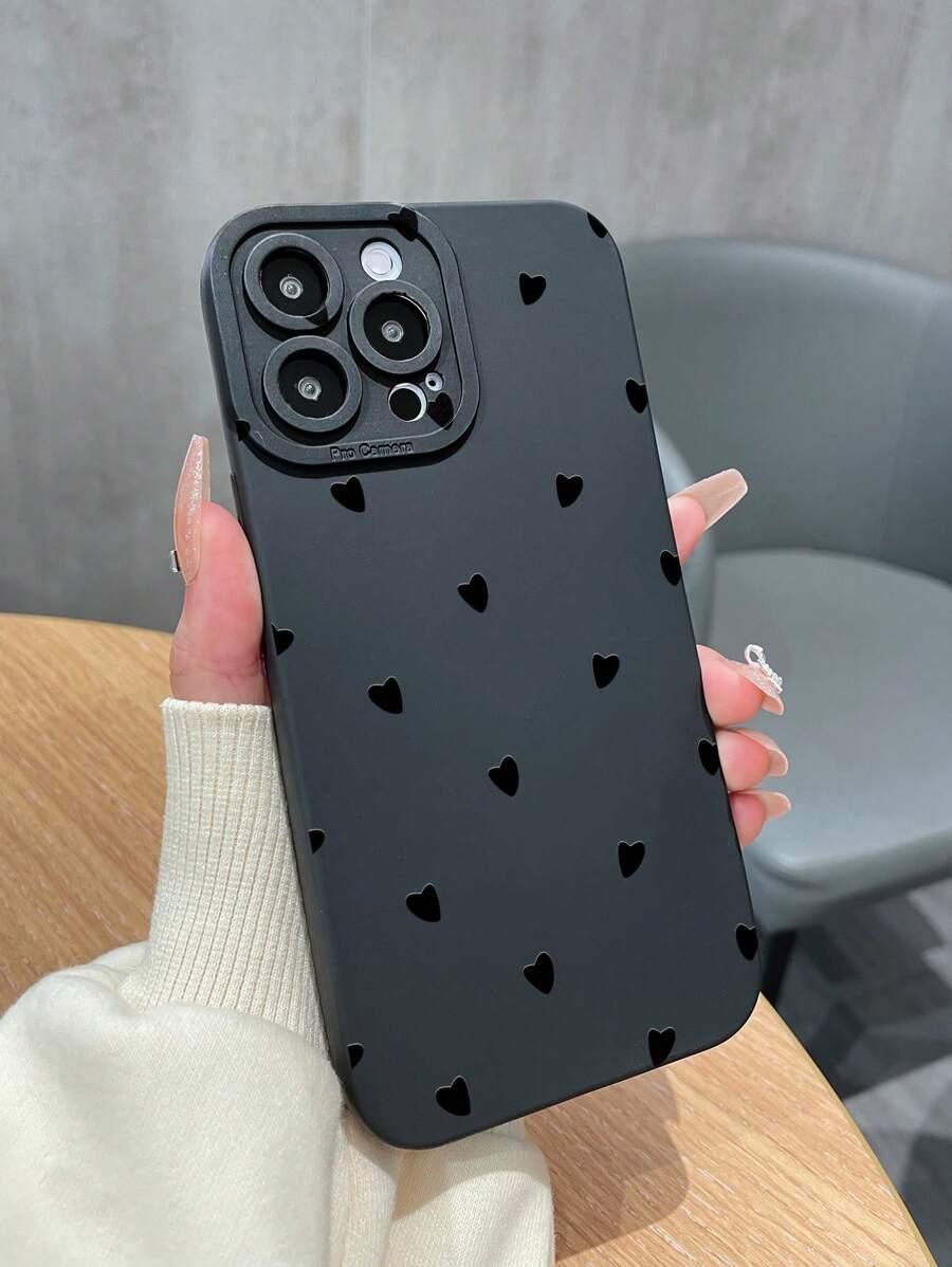 czarne etiu na telefon Xiaomi redmi note 13 pro serca