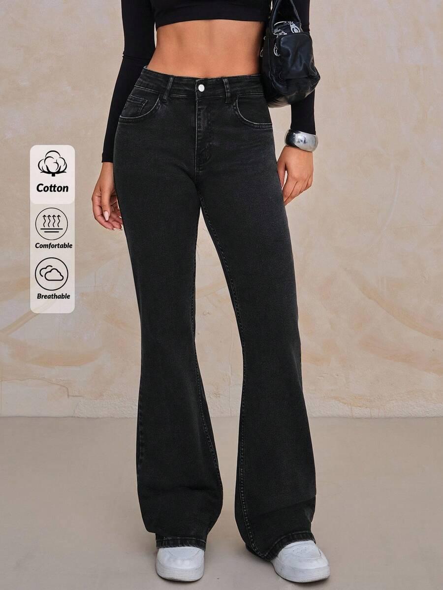 czarne spodnie jeans