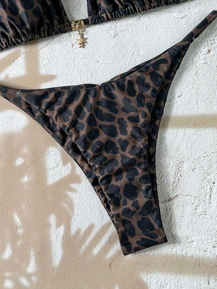 BIKINI Z NADRUKIEM W PANTERKĘ