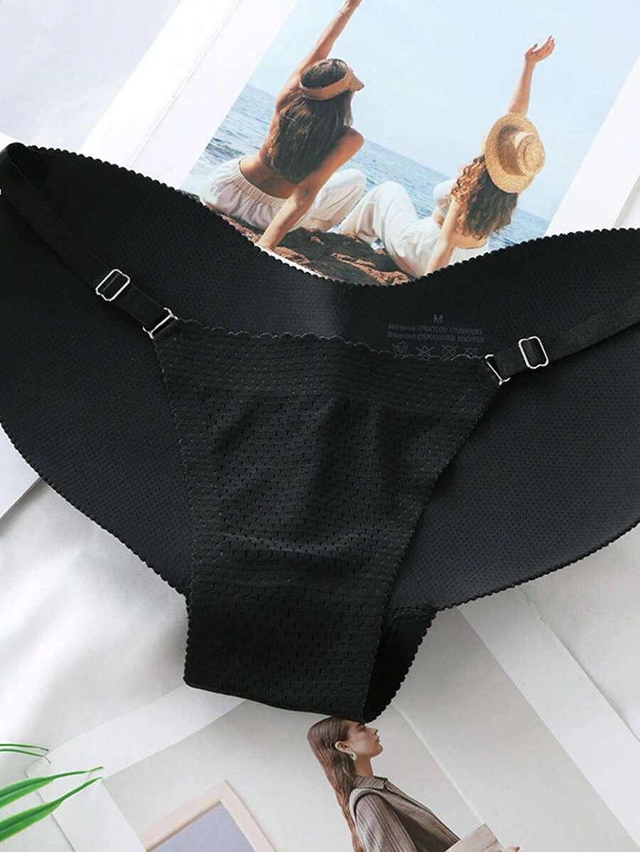 MODELUJĄCE CZARNE MAJTKI PUSH-UP