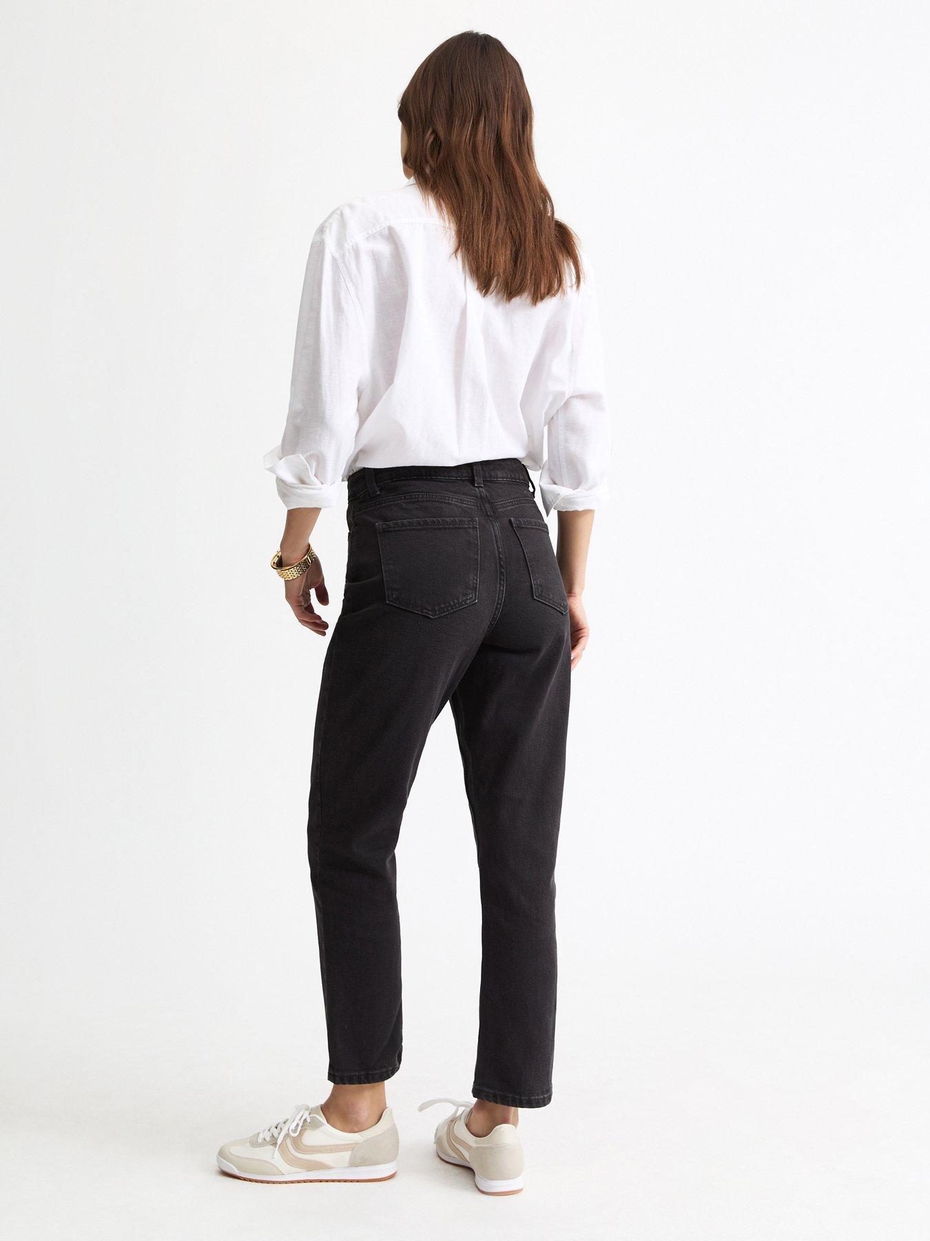 NEW LOOK JEANSY HANNAH ANKLE GRAZER STRAIGHT LEG 