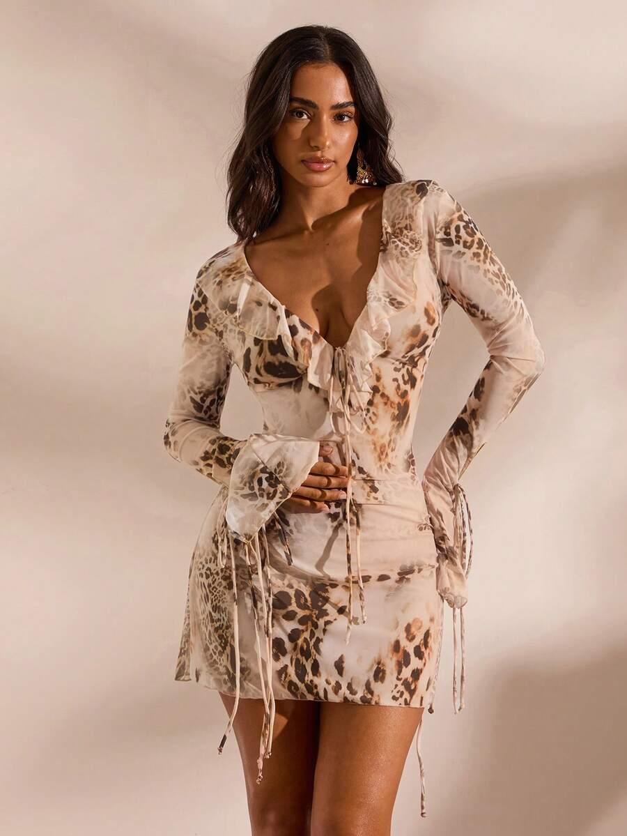 SUKIENKA ANIMAL PRINT