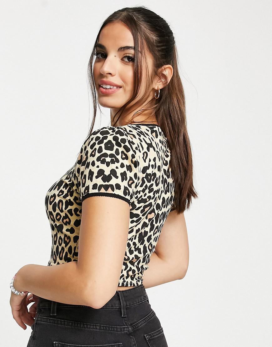 TOP ANIMAL PRINT