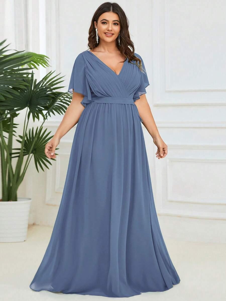 NIEBIESKA MAXI SUKIENKA