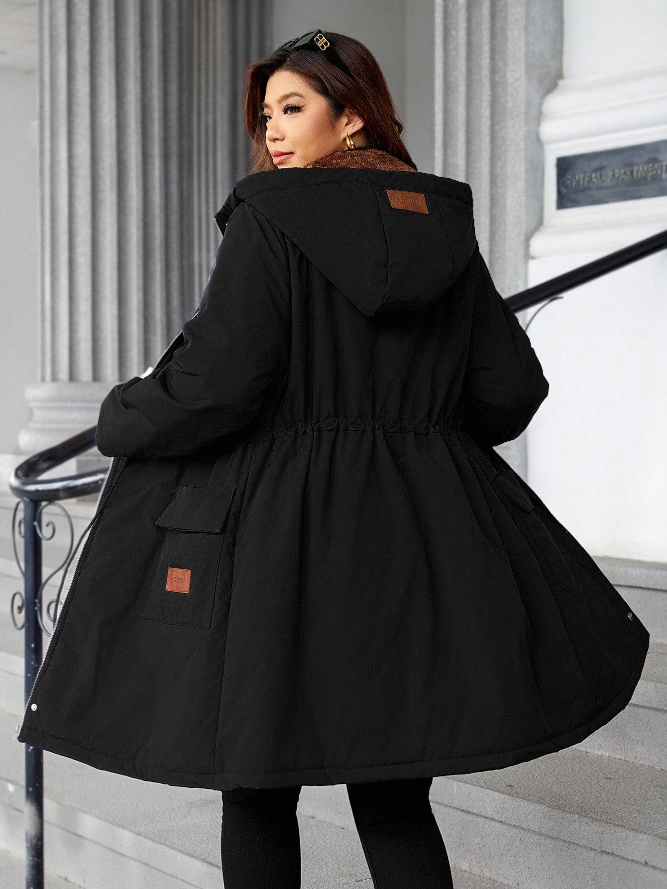 CZARNA KURTKA PARKA