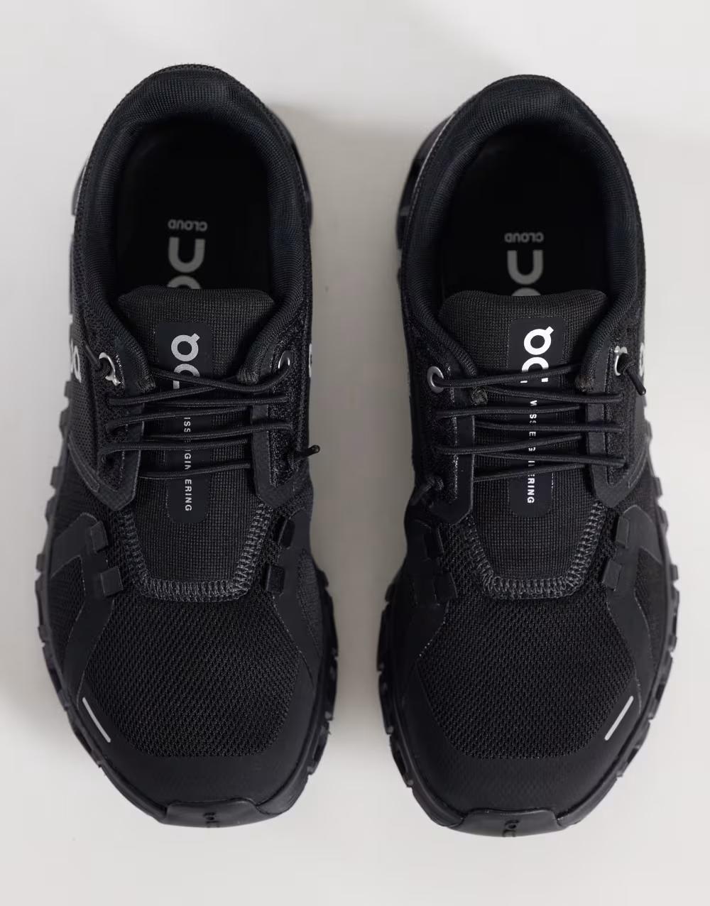 sznurowane czarne buty sportowe  Cloud 6