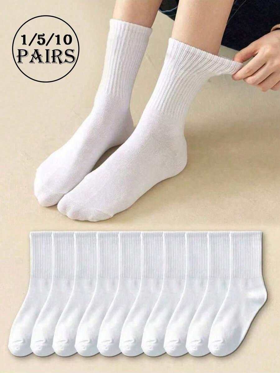 białe skarpety 3-pack