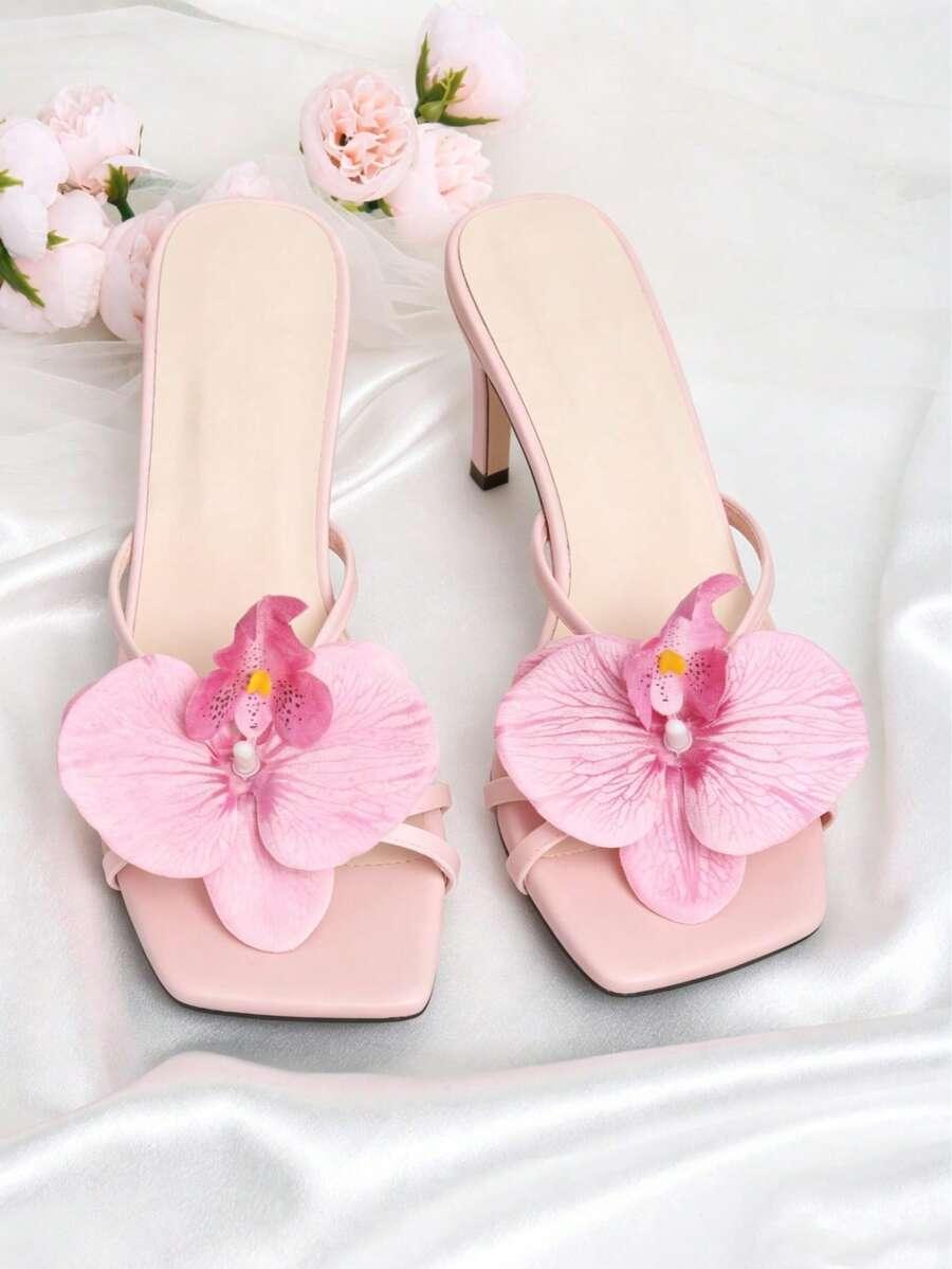 Klipsy ozdoby na buty kwiaty
