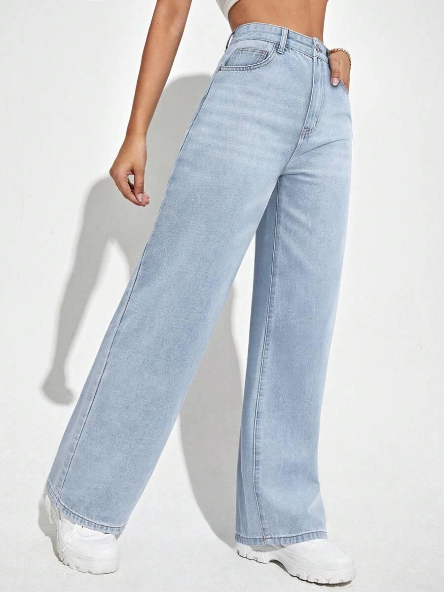 NIEBIESKIE SPODNIE JEANS