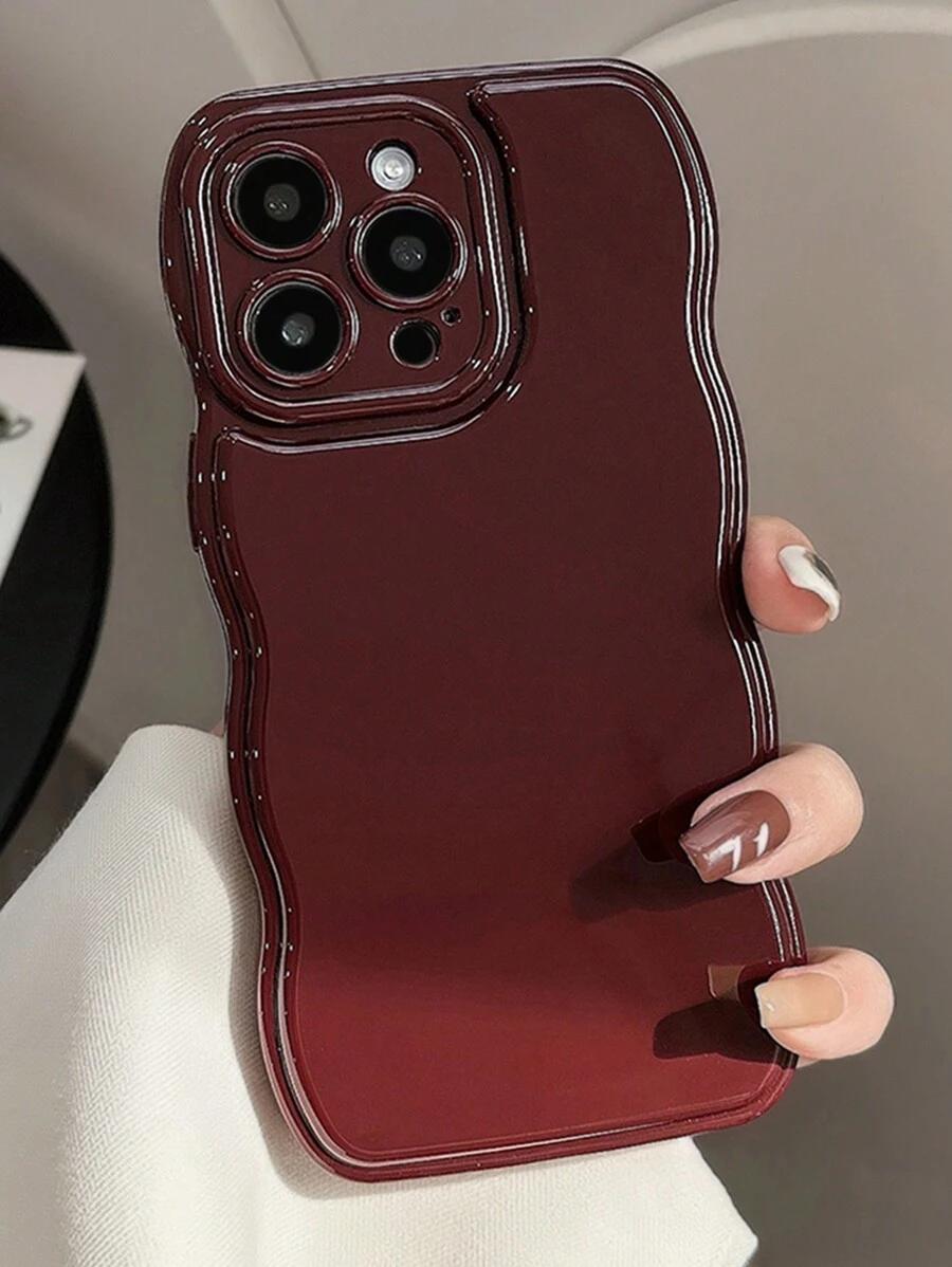 bordowe ETUI NA TELEFON case plecki iphone 17