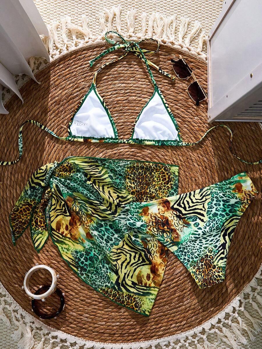 DWUCZĘŚCIOWY STRÓJ KĄPIELOWY SARONG KOMPLET