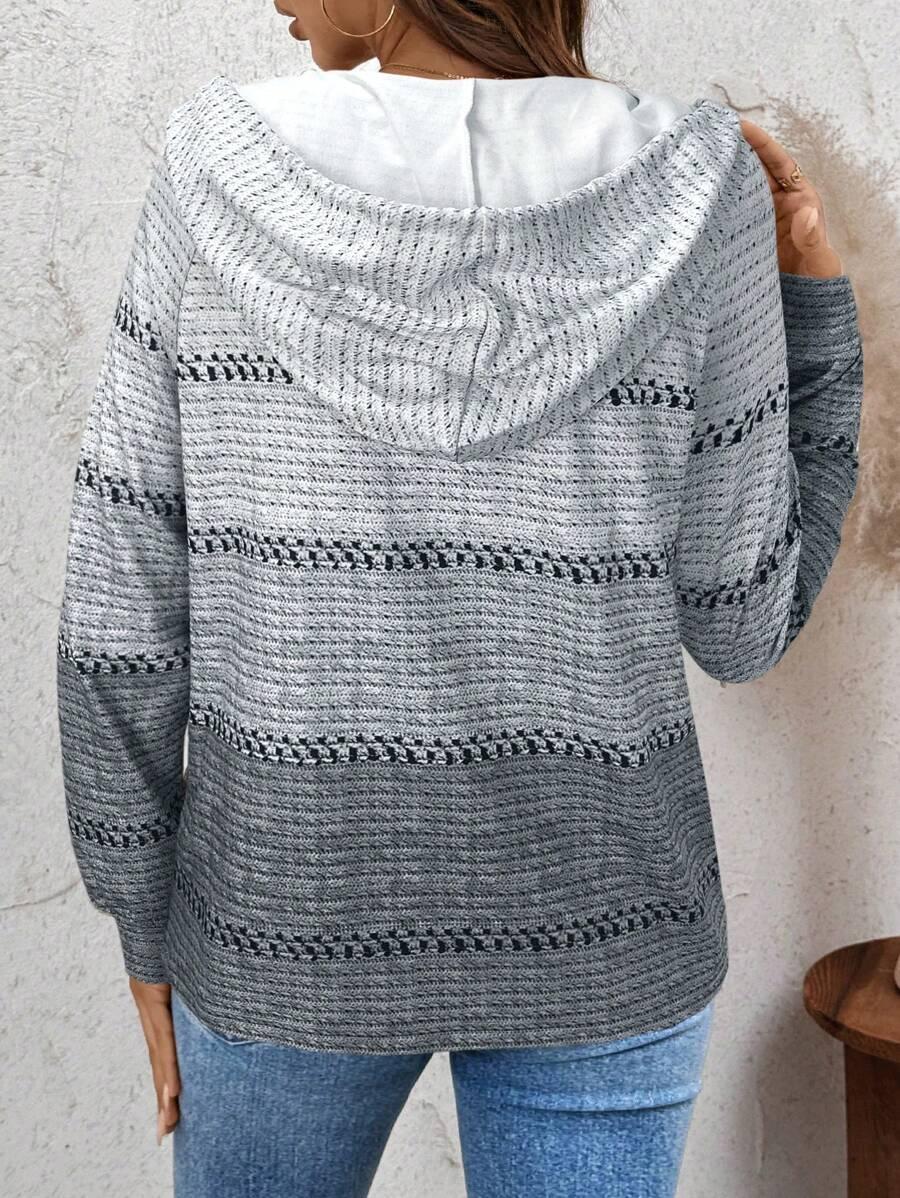 bluza z kapturem guziki 