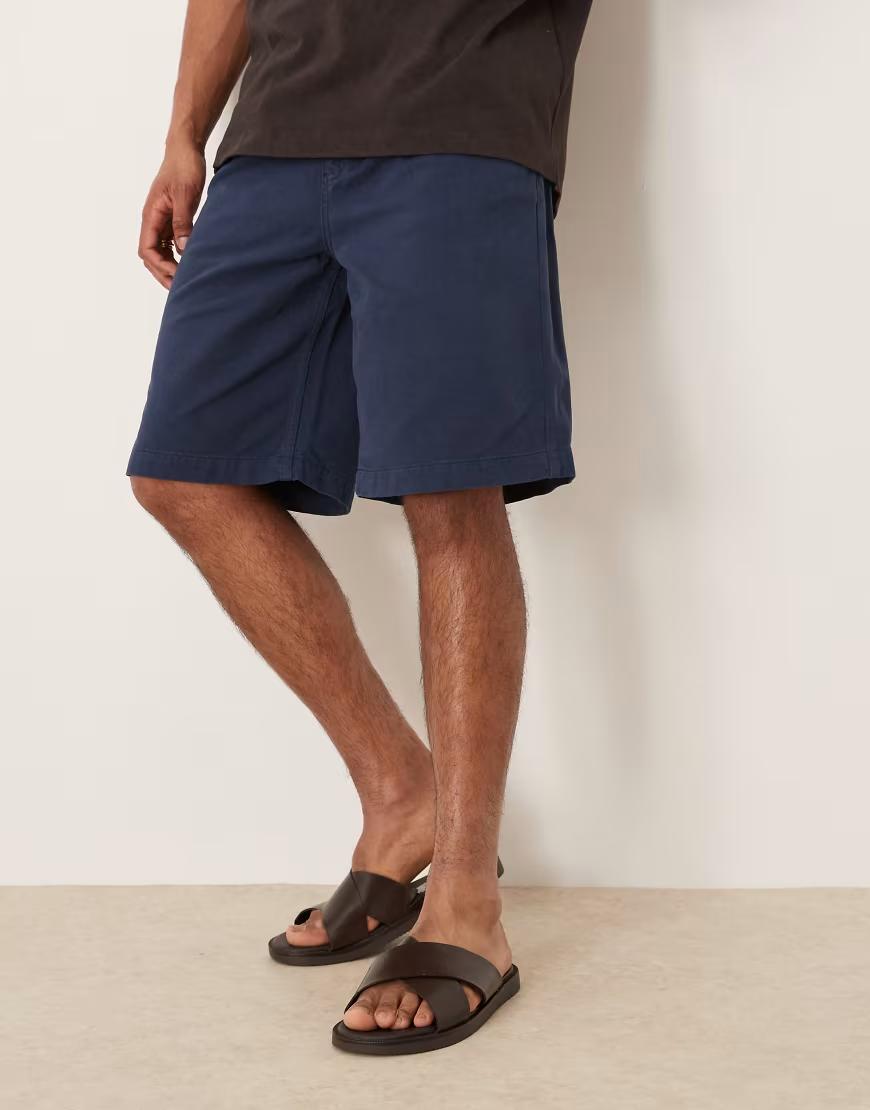 GRANATOWE SPODENKI JEANS