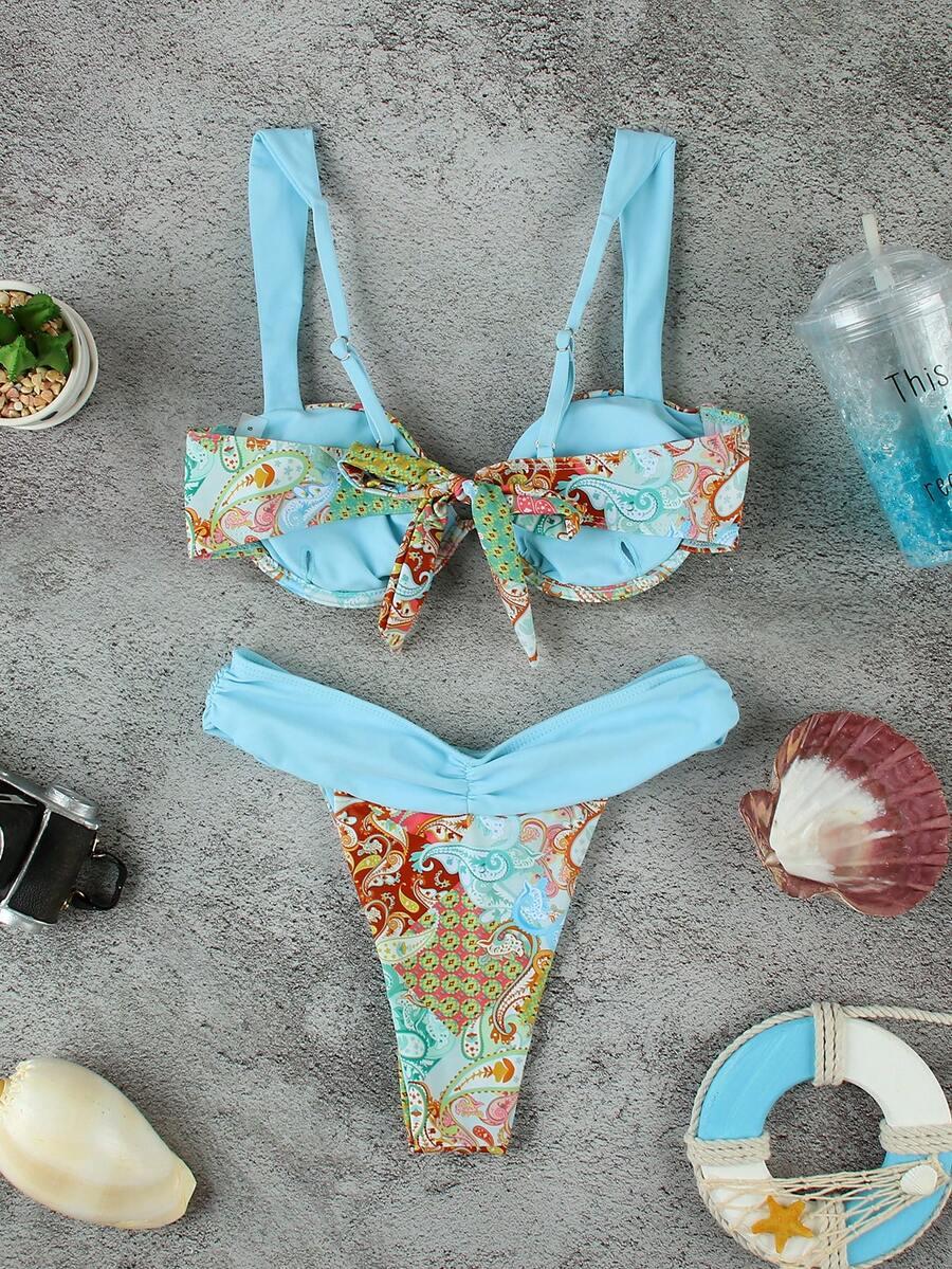 komplet bikini wzór