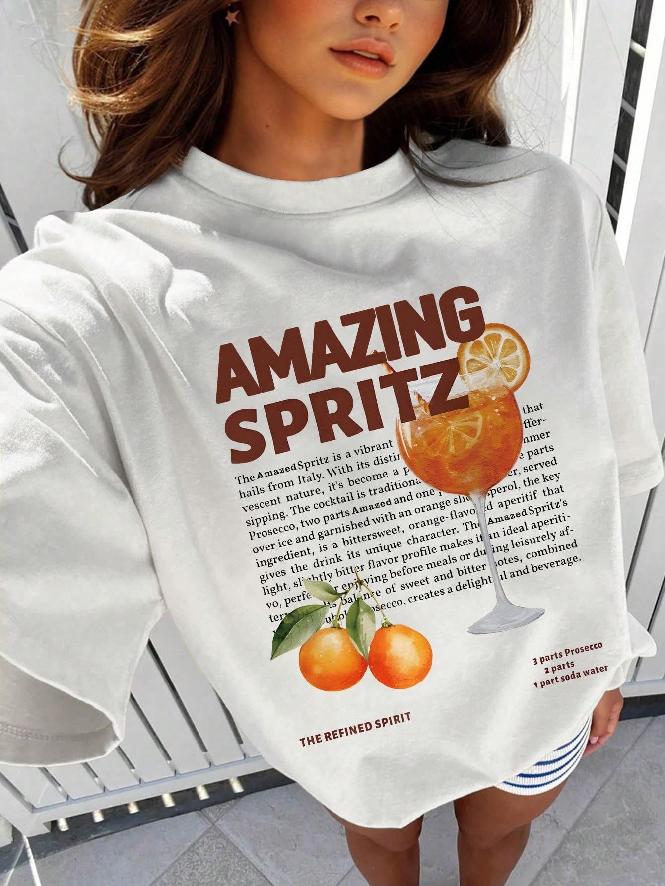 T-SHIRT Z NADRUKIEM