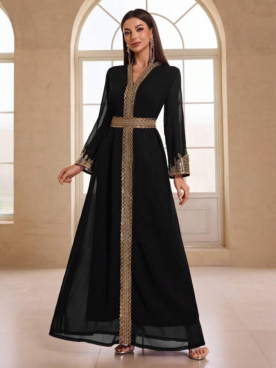 czarna maxi sukienka