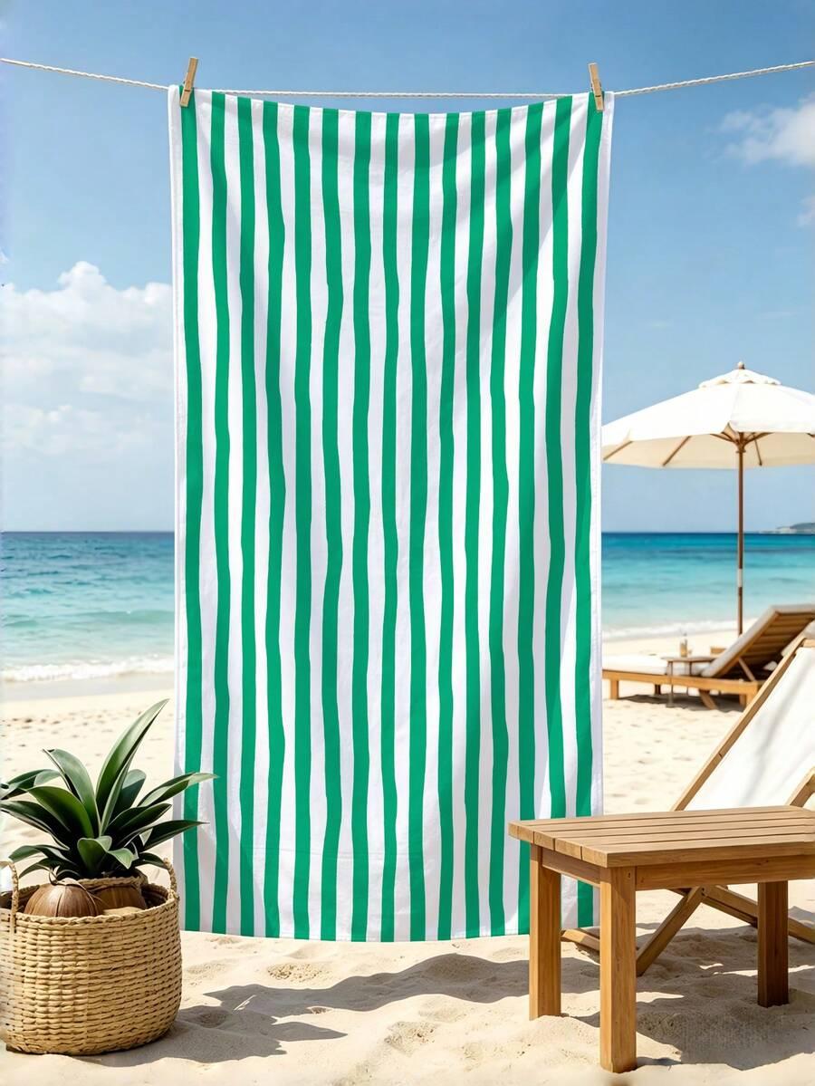 ręcznik plażowy paski