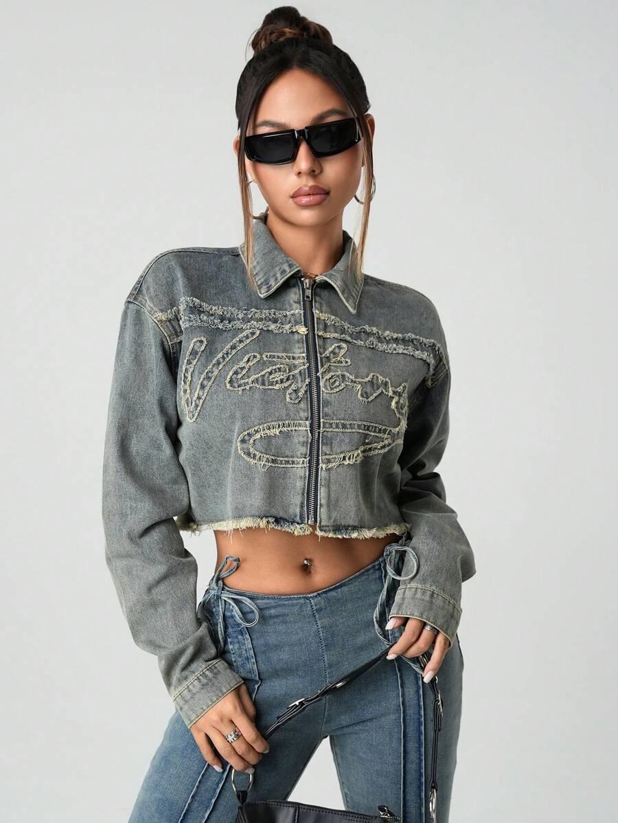 KURTKA JEANS ZAMEK