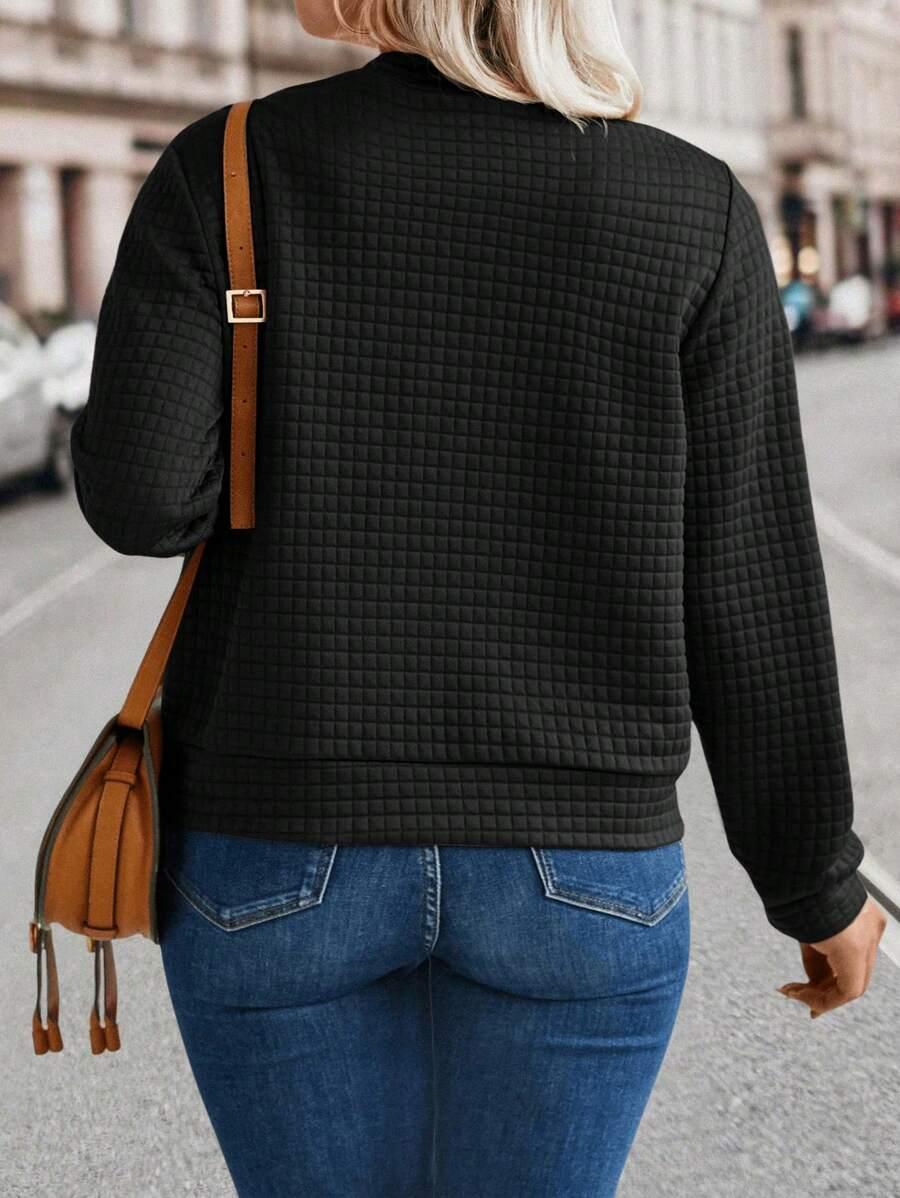 czarna rozpinana bluza 