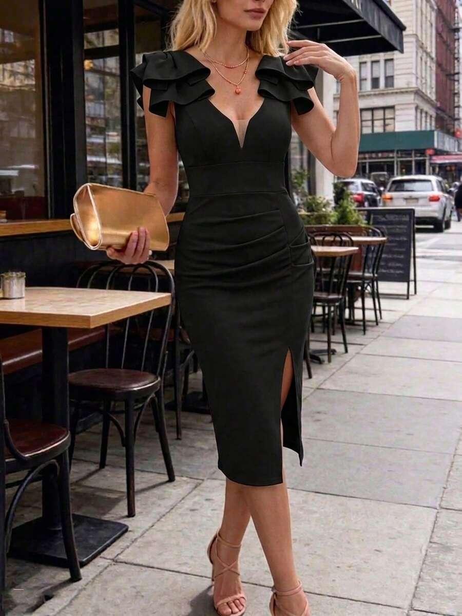 ELEGANCKA SUKIENKA MIDI