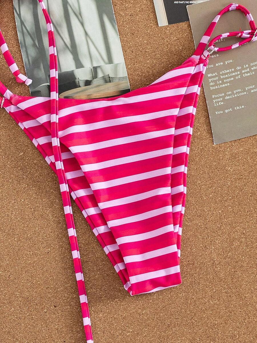 DWUCZĘŚCIOWE BIKINI DAMSKIE W PASKI