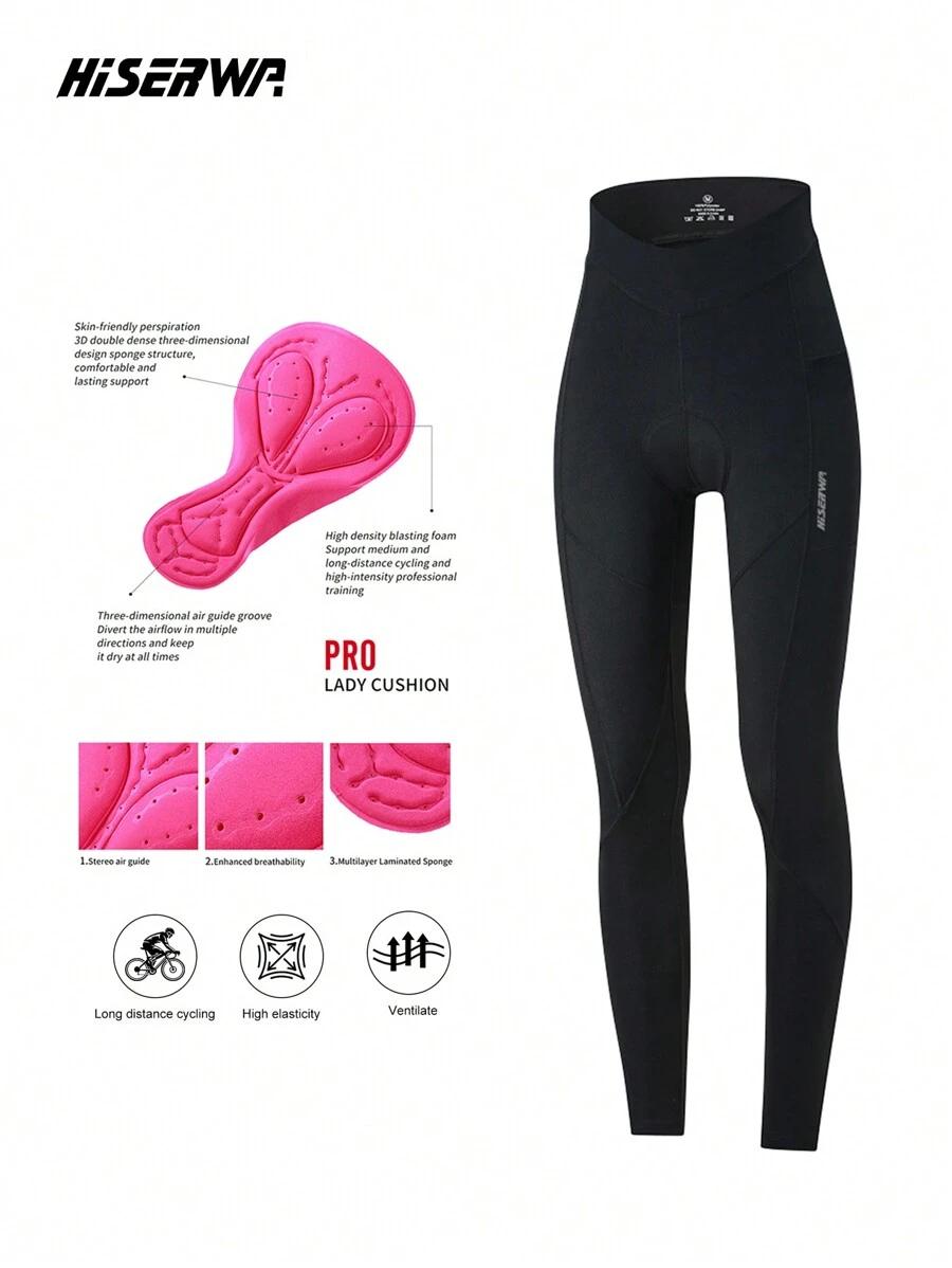 czarne sportowe legginsy na rower
