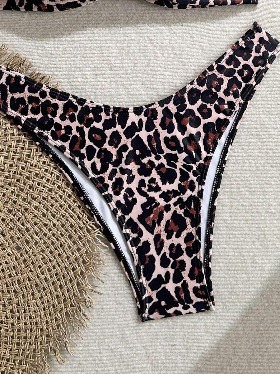 DWUCZĘŚCIOWY STRÓJ KĄPIELOWY ANIMAL PRINT