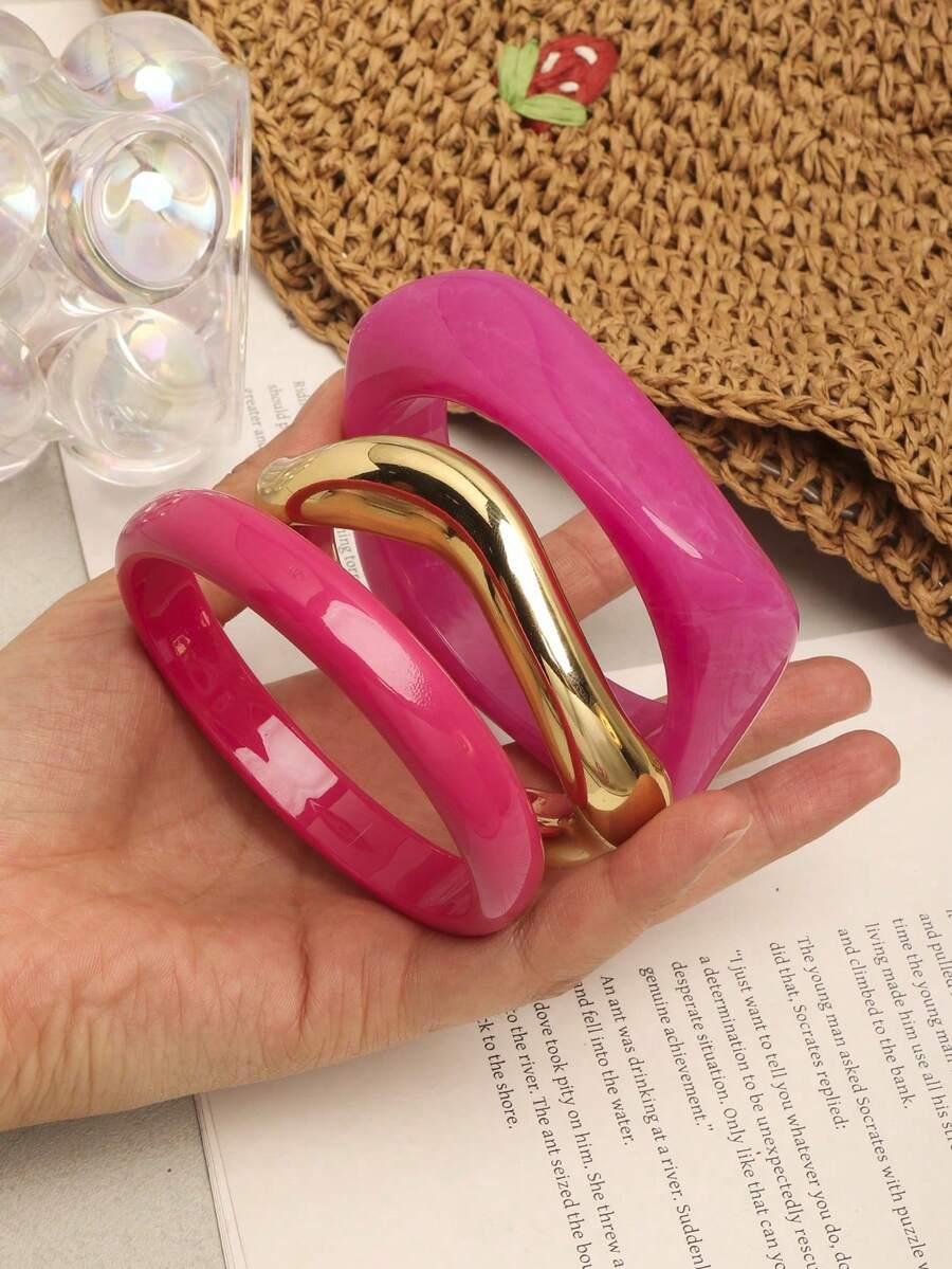 szerokie bransoletki 3-pack